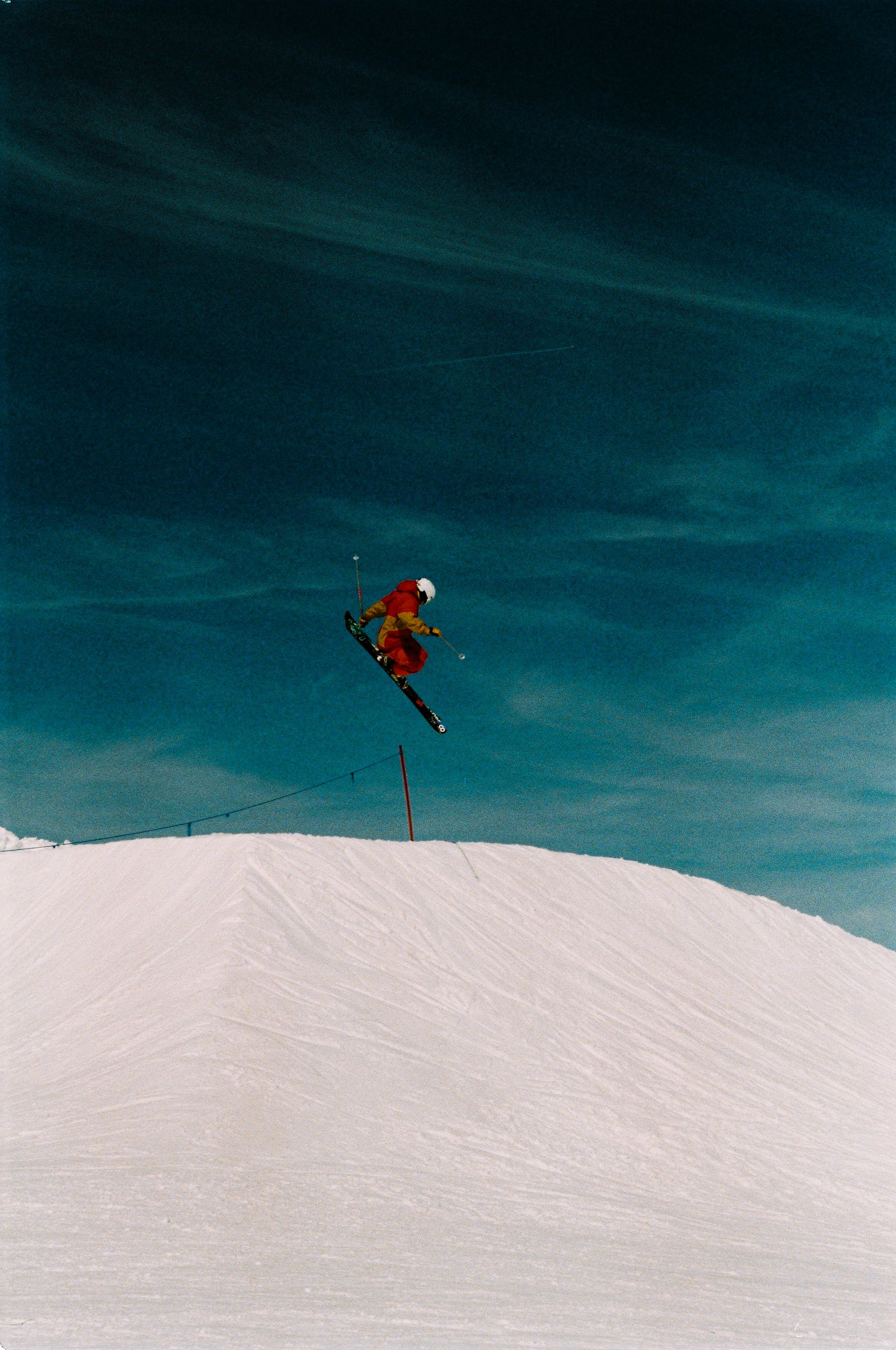 Freestyle skiing — film photography