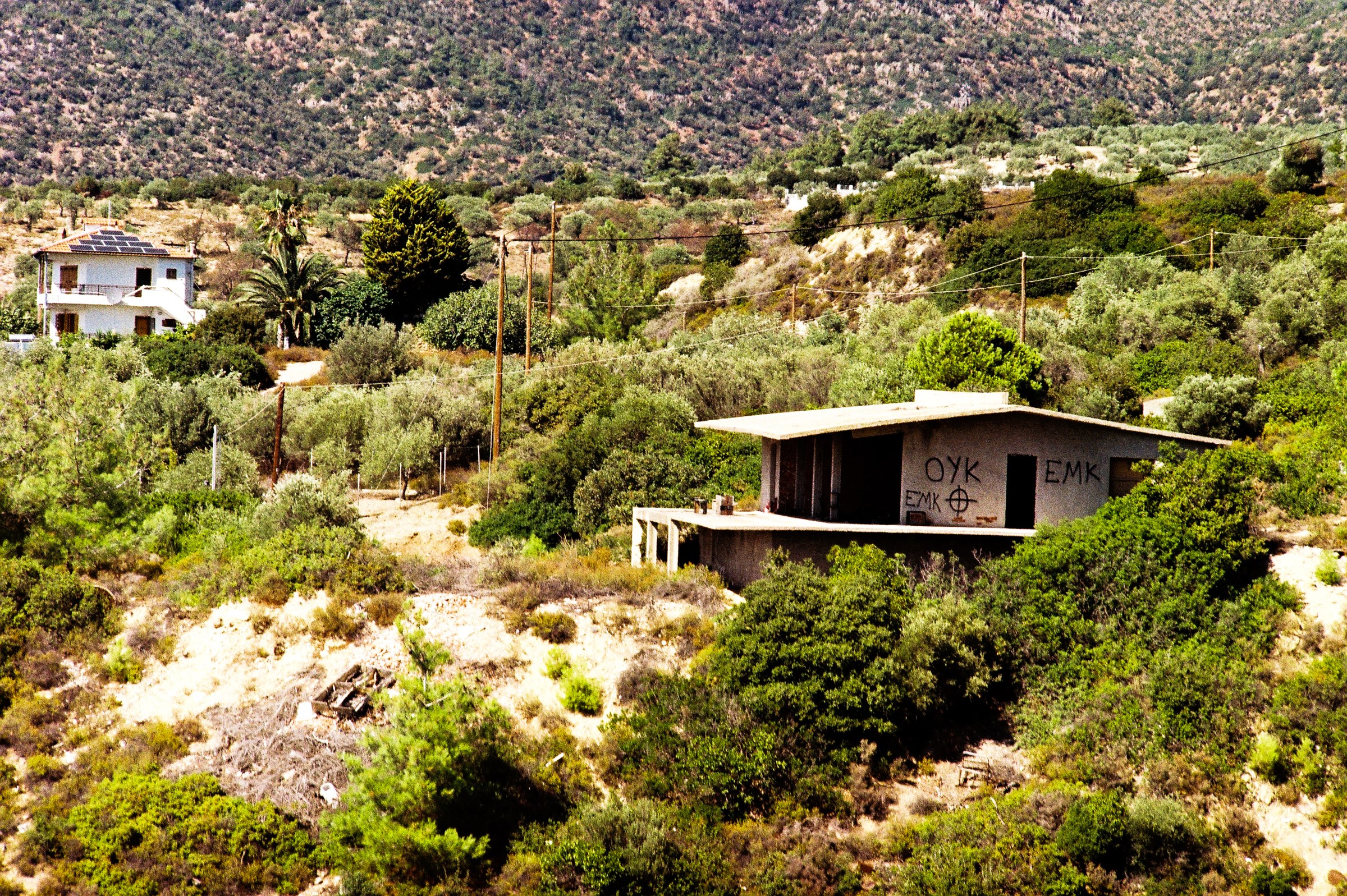 Mediterranean landscape — film photography