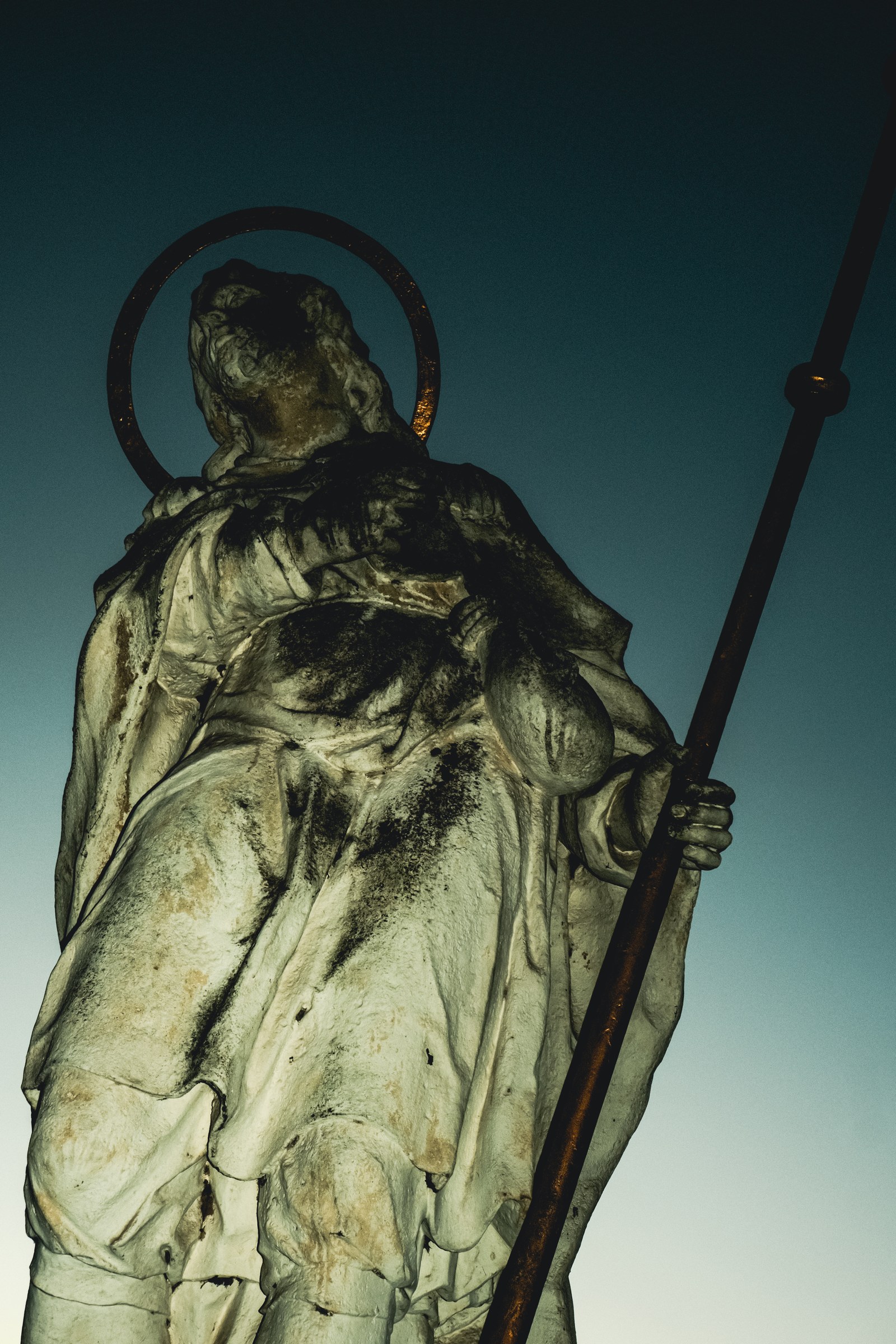 Saint statue — digital photography