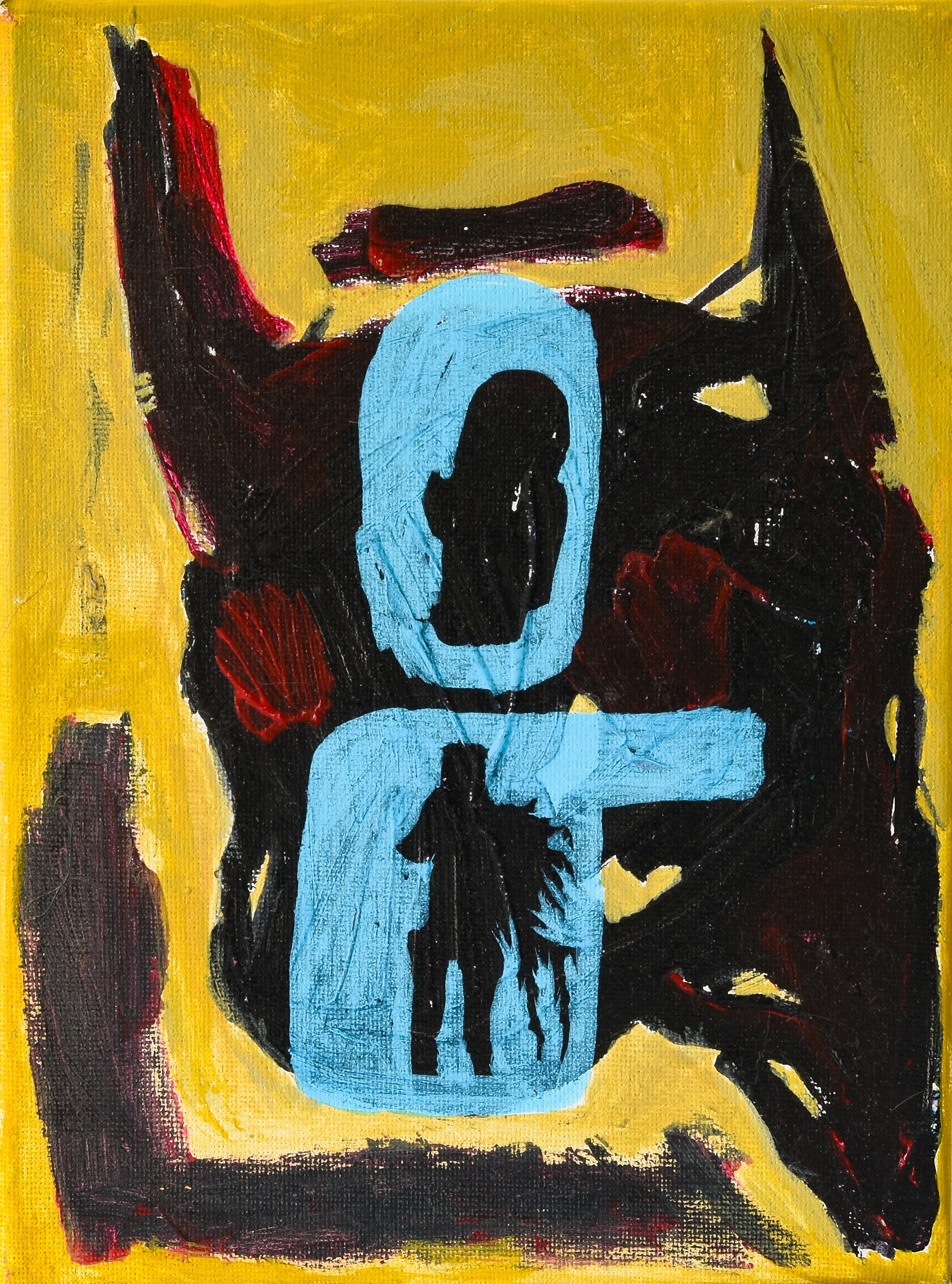 Untitled — acrylic on canvas